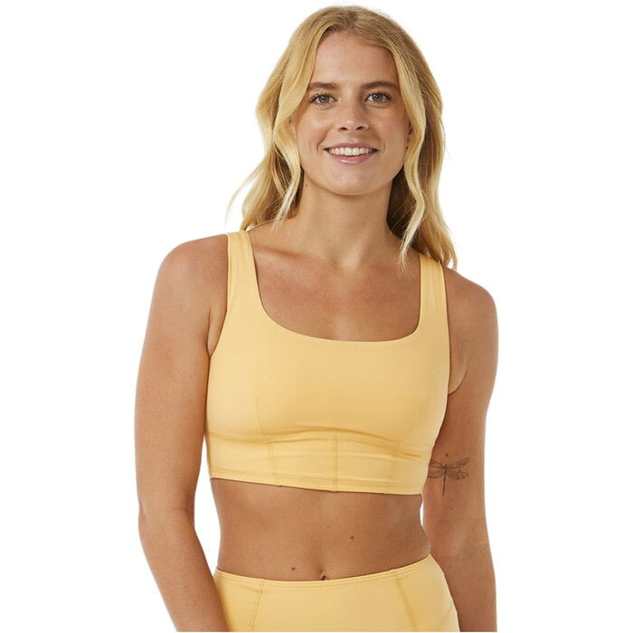 2024 Rip Curl Womens Mirage Ultimate Scoop Neck Crop Bikini Top 0B3WSW -  Orange